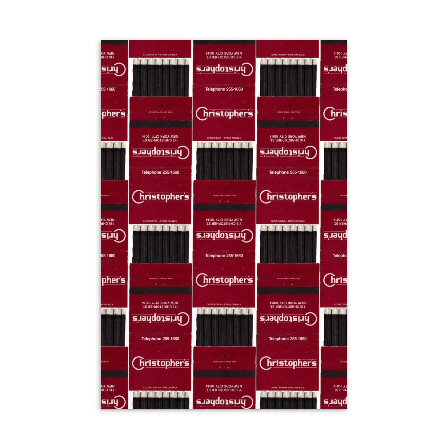 Christophers Standard Postcard