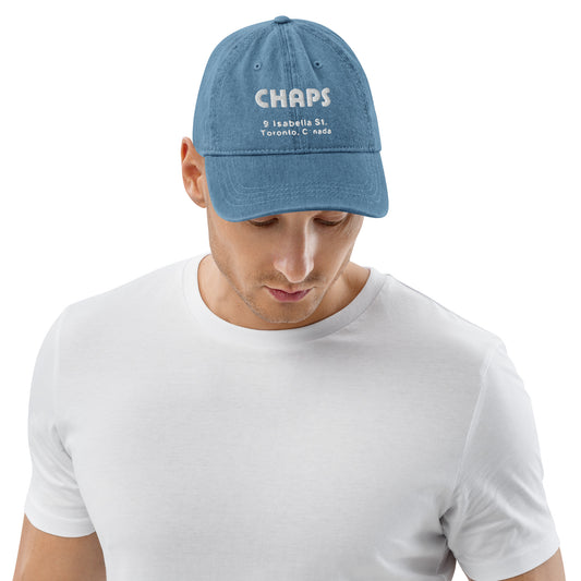 Chaps Denim Hat Logo1