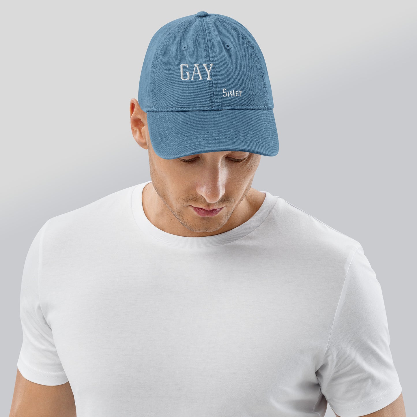 Gay Sister Denim Hat