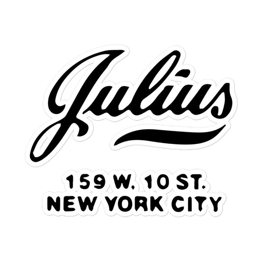 Julius Bubble-free stickers