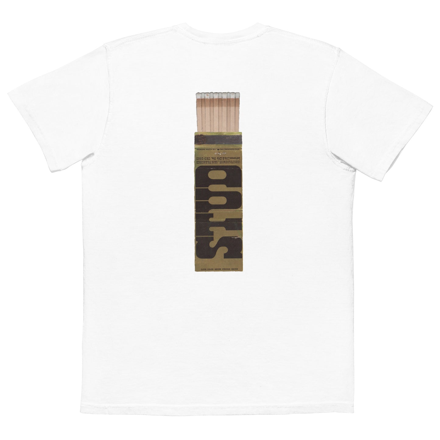 The Stud San Francisco Unisex garment-dyed pocket t-shirt