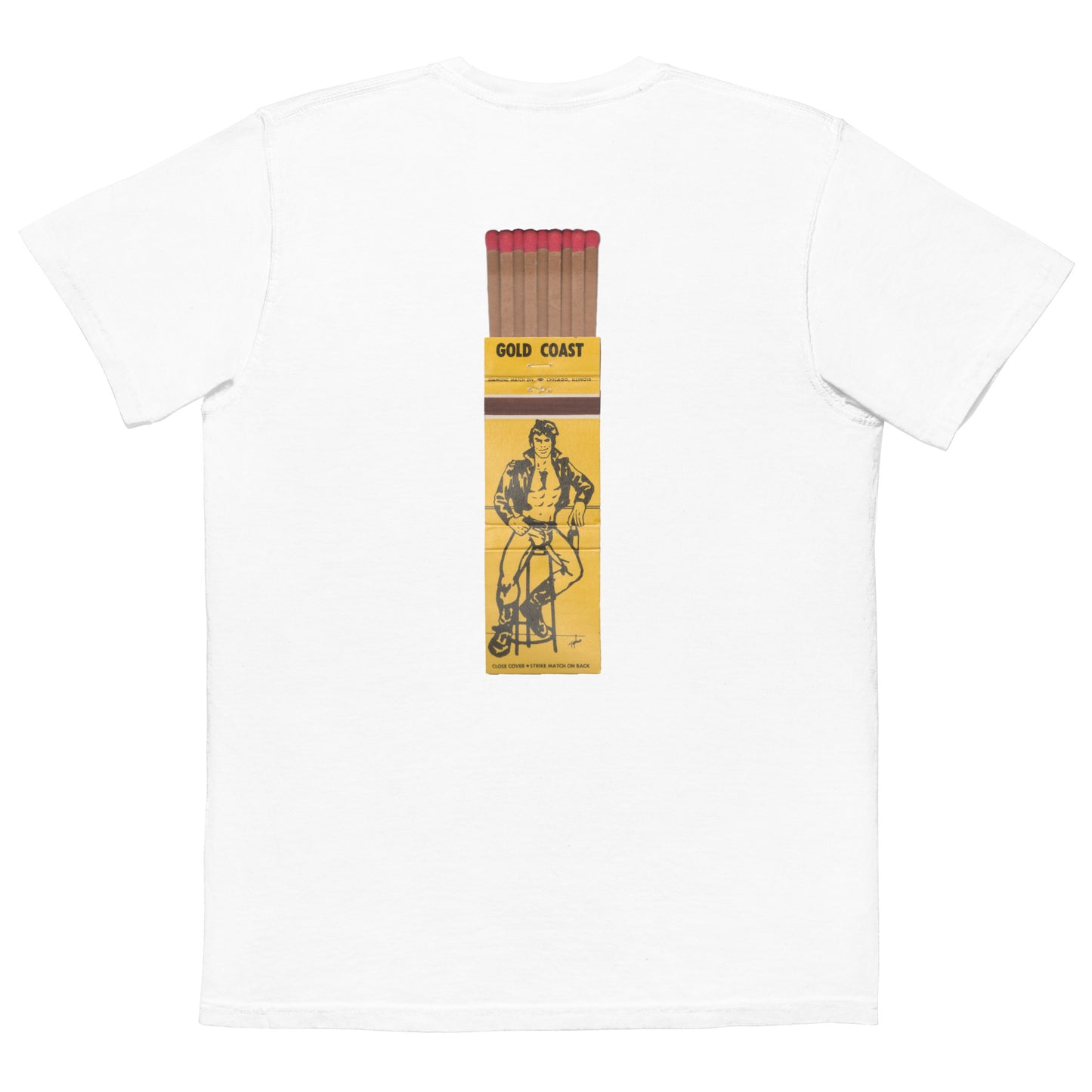 Gold Coast Unisex garment-dyed pocket t-shirt