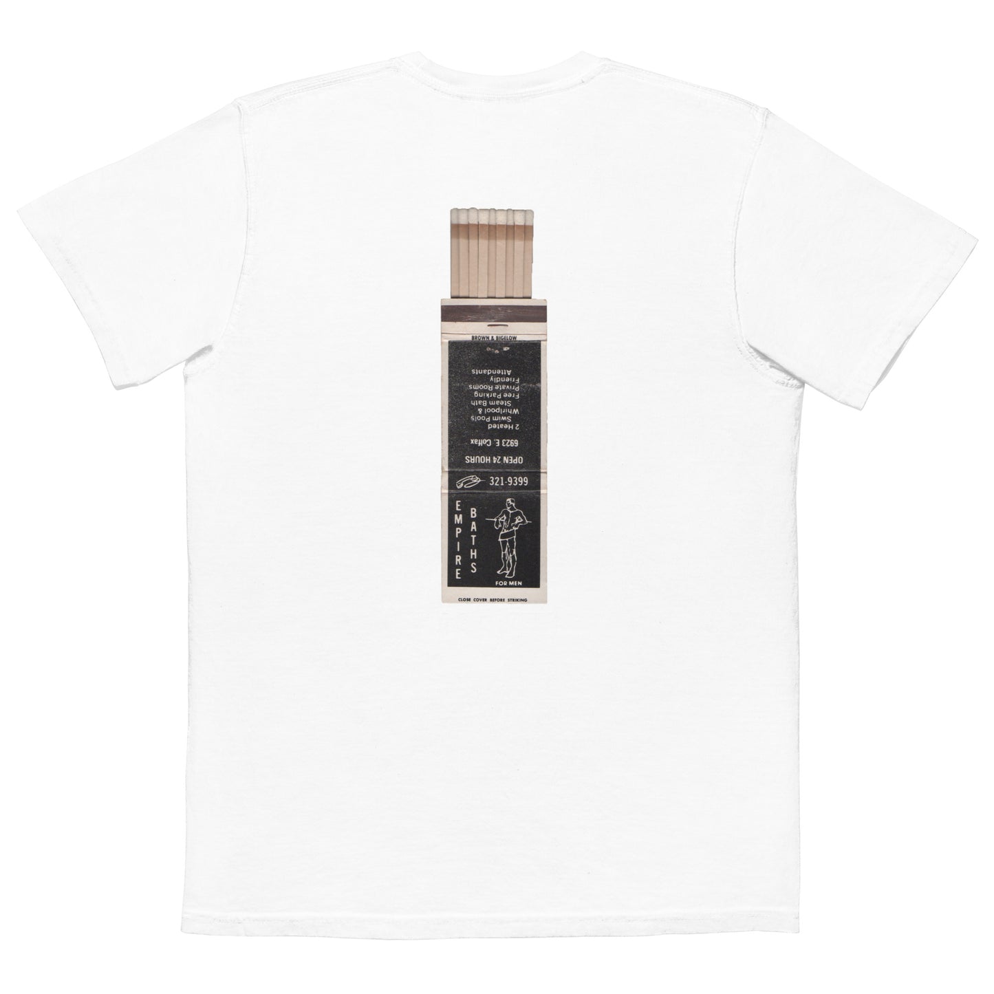 Empire Baths Unisex garment-dyed pocket t-shirt