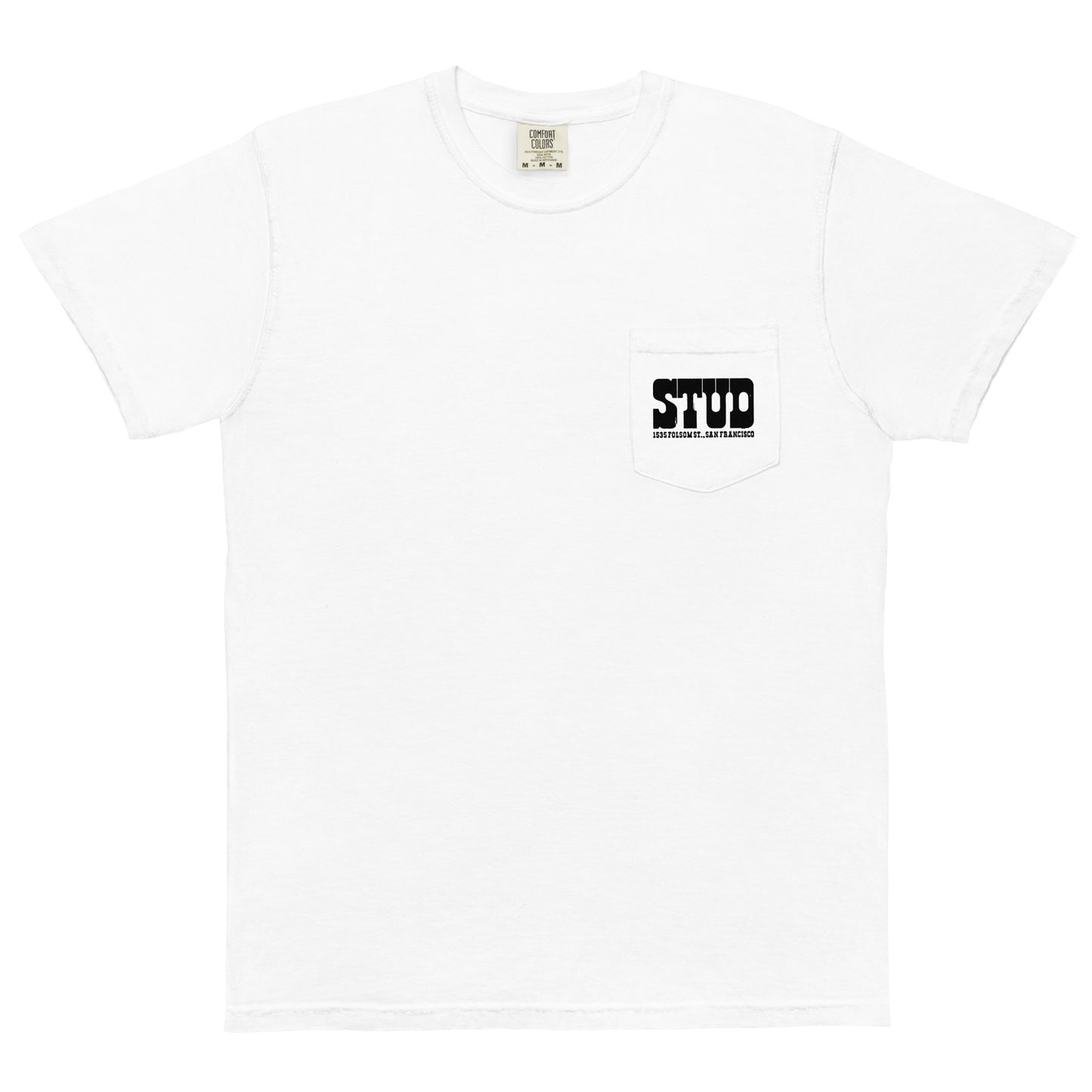 The Stud San Francisco Unisex garment-dyed pocket t-shirt