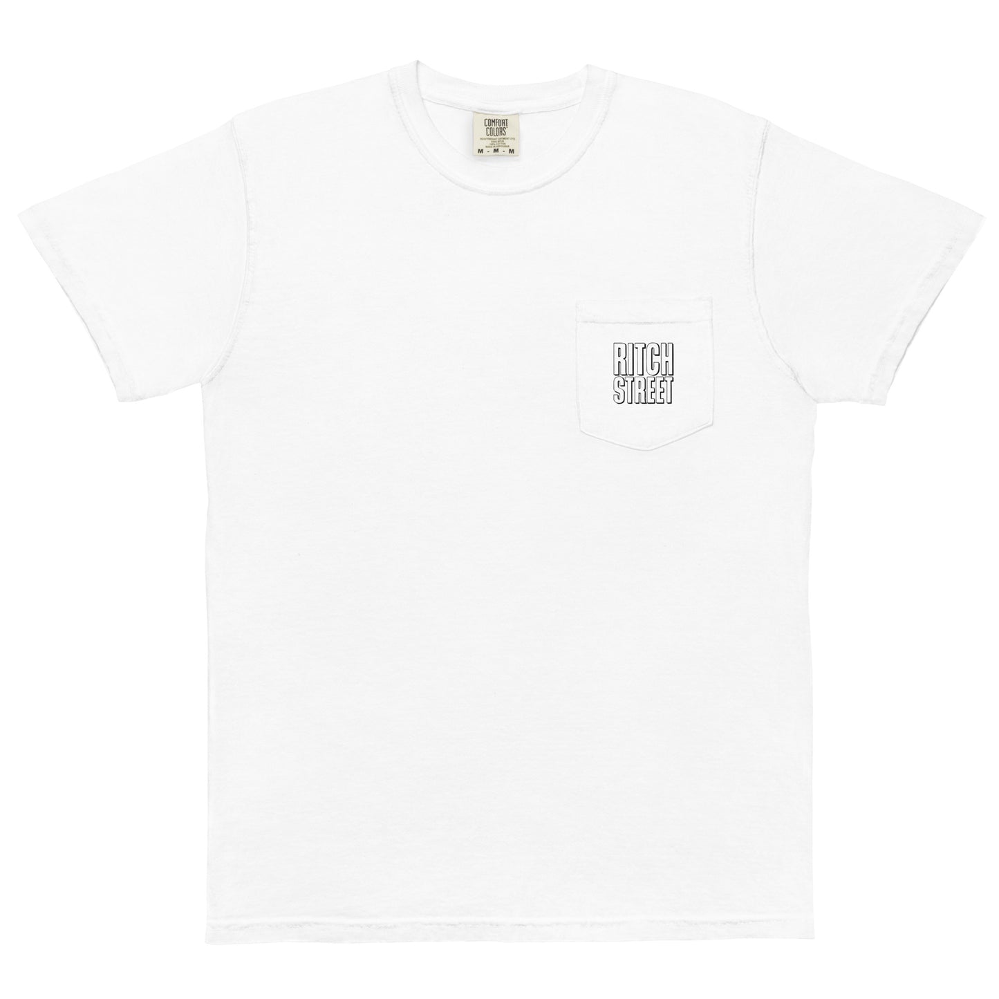 Ritch Street Unisex garment-dyed pocket t-shirt