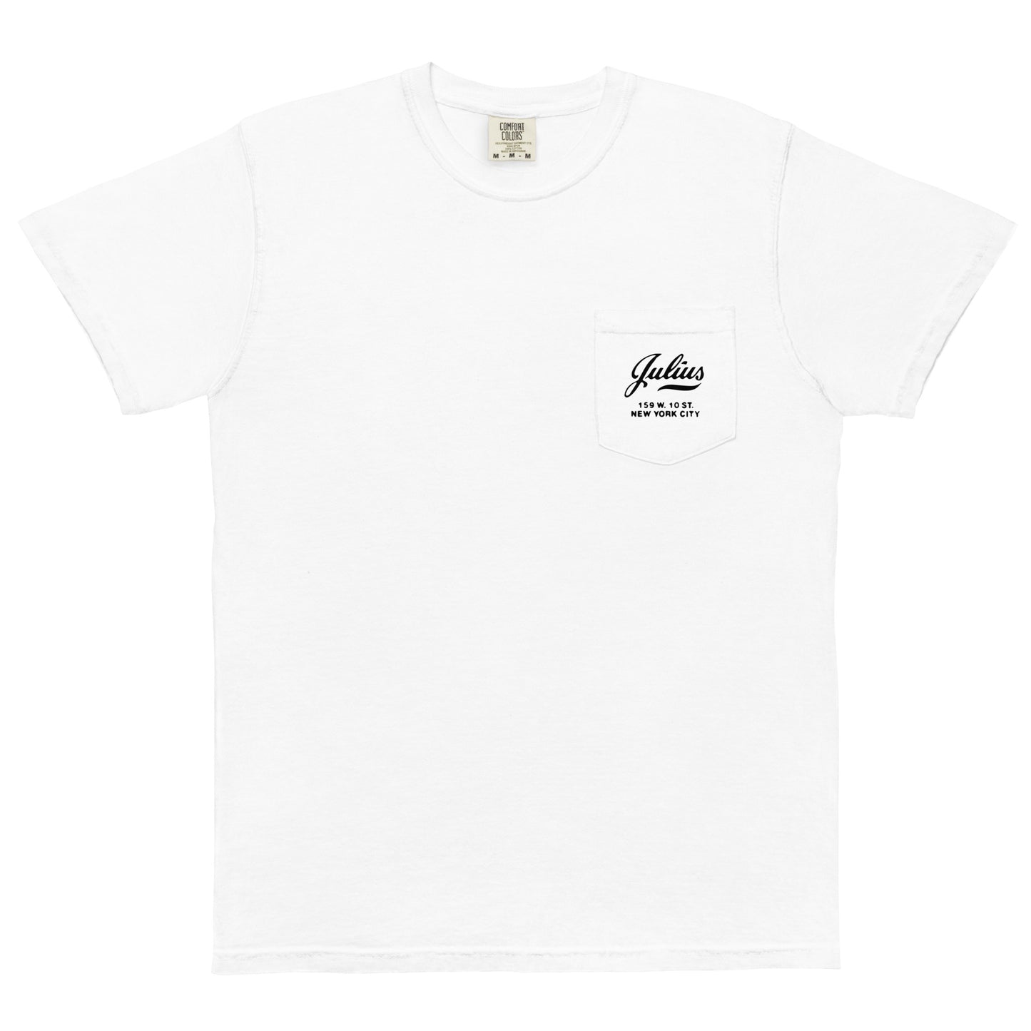 Julius Unisex garment-dyed pocket t-shirt