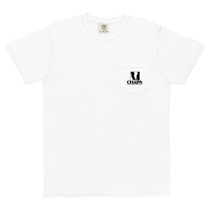 Chaps Unisex garment-dyed pocket t-shirt
