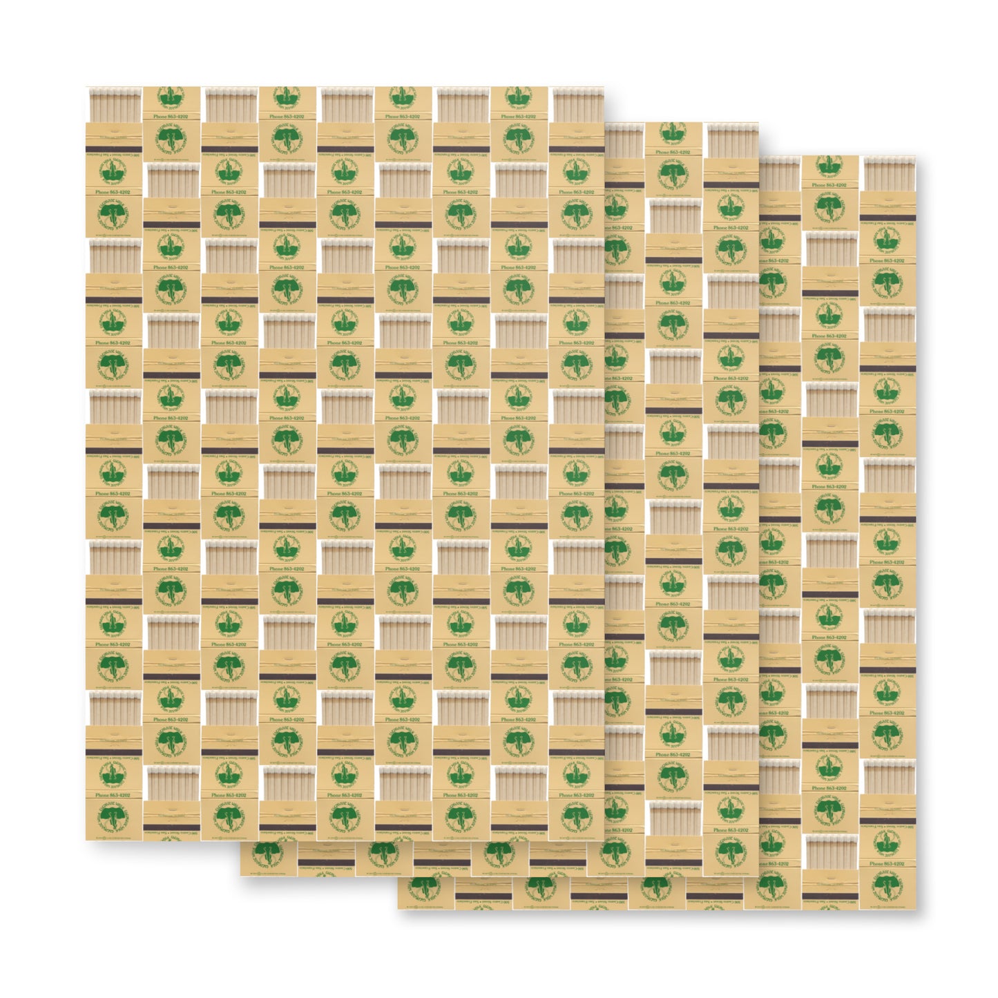 The Elephant Walk Wrapping paper sheets